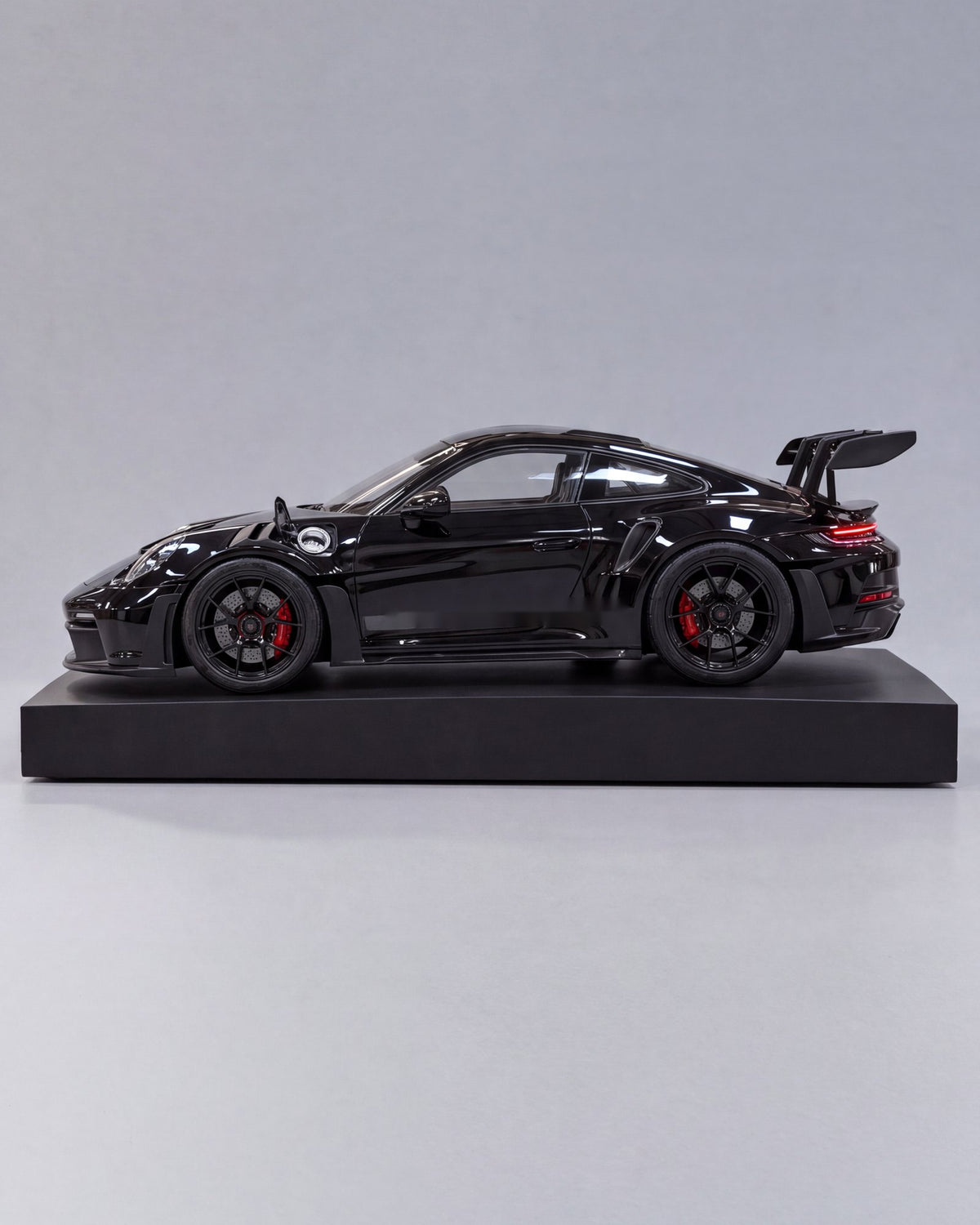 Side view of the supercar soap dispenser